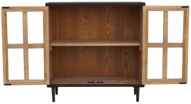 Nest Home Collections Camden Espresso/Natural Doors Accent Cabinet-3
