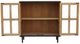 Nest Home Collections Camden Espresso/Natural Doors Accent Cabinet-3