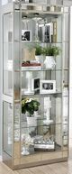 Furniture of America® Carrollton Chrome Curio-0