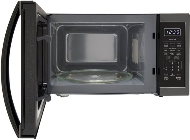 Sharp® 1.4 Cu. Ft. Black Stainless Steel Countertop Microwave-1