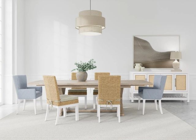 Riverside Furniture Rosalie 2-Piece Brown/Gray/White Caps Dining Side Chair Set-1