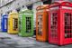 Classy Living Phone Booths in Color Wall Art-0
