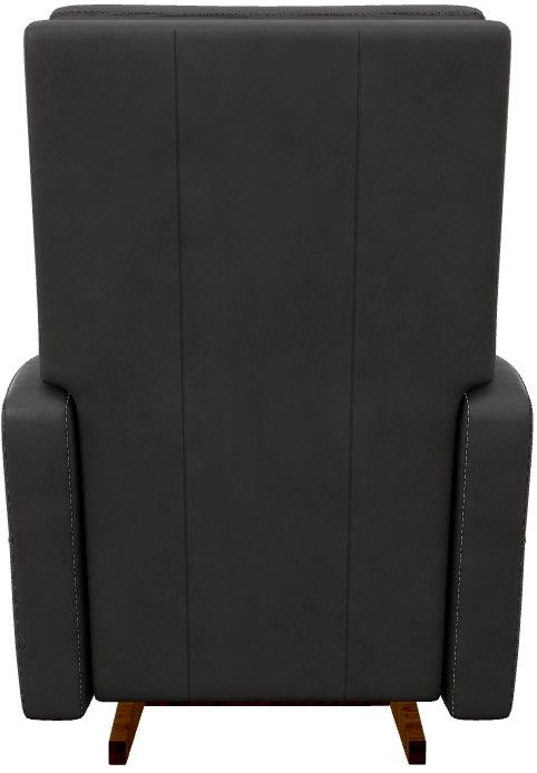 La-Z-Boy® Lennon Charcoal Leather Power Rocking Recliner with Headrest and Lumbar-3