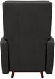 La-Z-Boy® Lennon Charcoal Leather Power Rocking Recliner with Headrest and Lumbar-3