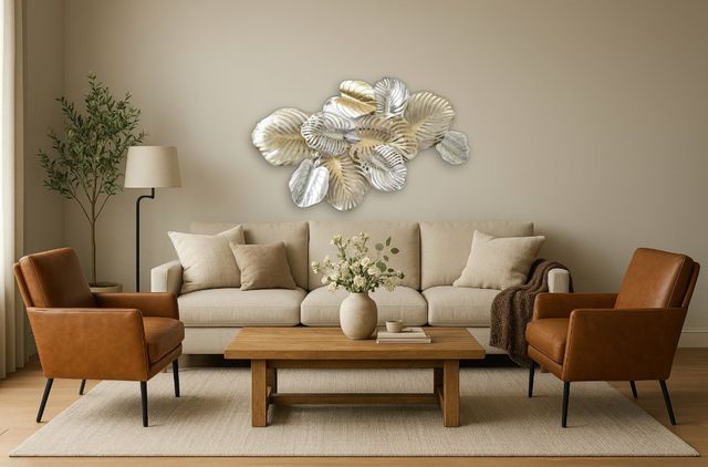 Classy Living Classy Leaf Wall Decor-1