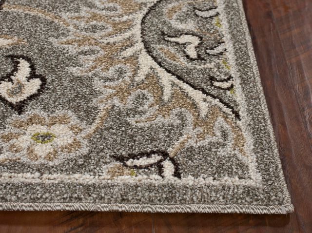 KAS Rugs Lucia Grey Artisan 5'x8' Rug-1