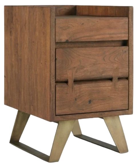Jaipur Furniture Planck Brown File Cabinet-0