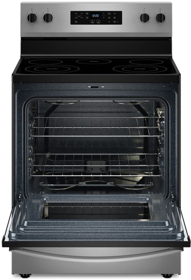 Whirlpool® 30" Fingerprint Resistant Stainless Steel Freestanding Electric Range-1