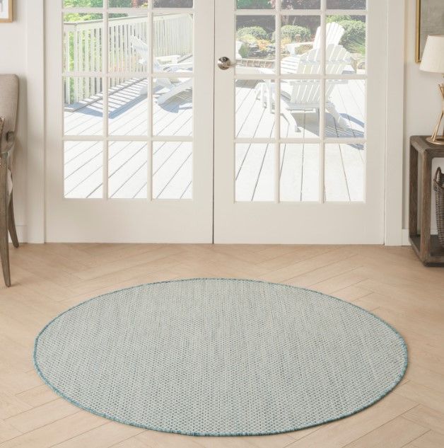 Nourison Home™ Courtyard 5' Round Style 1 Area Rug-1