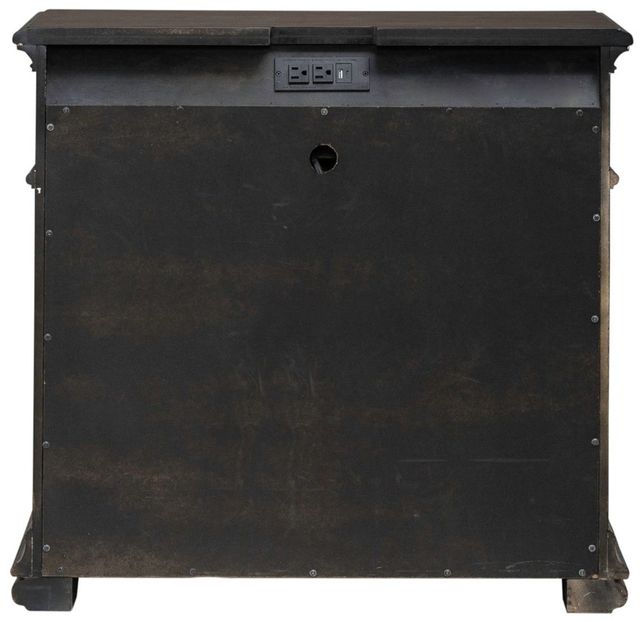 Liberty Furniture Provence Park Chateau Brown Nightstand with Charging Station-3