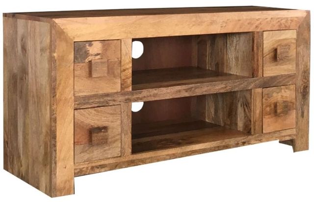 Jaipur Furniture Dakota Light Brown 4-Drawer Plazma TV Unit-0