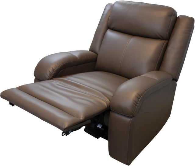 UltraComfort™ Warmth Collection Ember Cocoa Medium Power Recliner with Heat and Adjustable Headrest-2