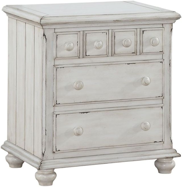 Winners Only® Nashville Antique White Nightstand-0