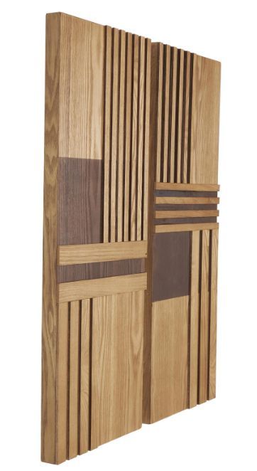 Deco Marche Brown Two-Toned Wall Decor-1