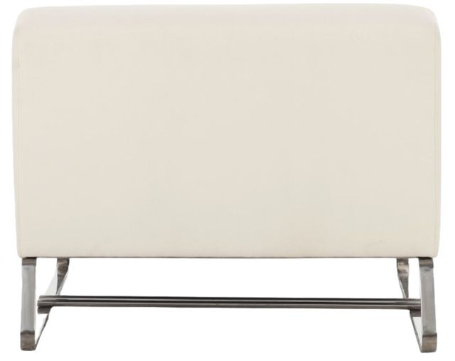 Moe's Home Collection Jules Off White Aluminum/Polyester Outdoor Accent Chair-4