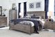 Magnussen Home® Paxton Place Dovetail Gray Complete California King Panel Storage Bed-1