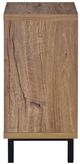 Coaster® Teller Black/Natural Oak Shoe Storage Bench-3