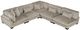 Homelegance® Traverse 5-Piece Taupe One-Arm Modular Sectional-0