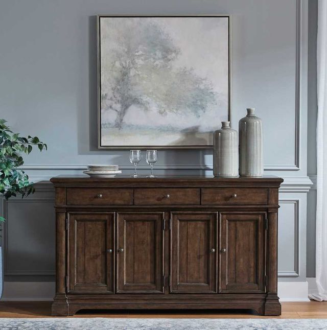 Liberty Furniture Arden Road Satin Cherry Buffet-1