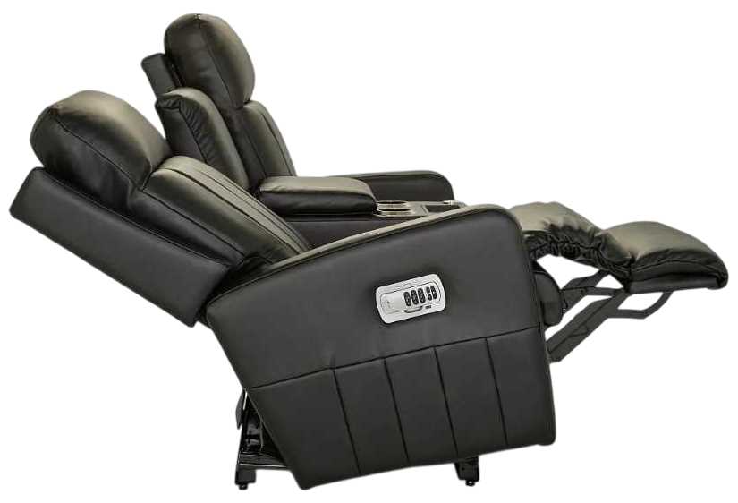 y❤︎ La-Z-Boy® Finley Onyx Power Wall Reclining Loveseat with