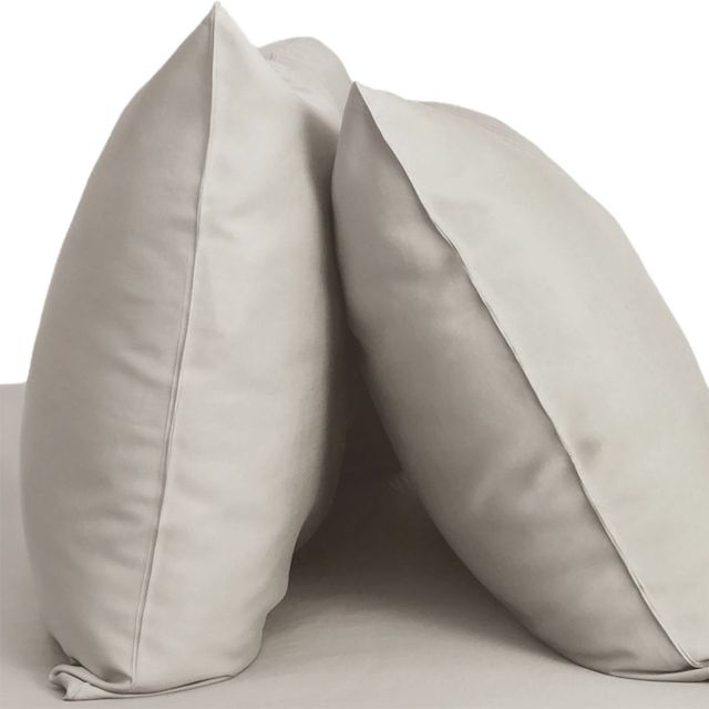 Cariloha Resort 2-Piece Bamboo Viscose Harbor Gray Standard Pillow Case Set-1