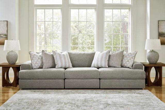 Signature Design by Ashley® Avaliyah 3-Piece Ash Sectional Sofa-1