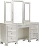 Homelegance® Bevelle Silver Vanity Dresser and Mirror-0