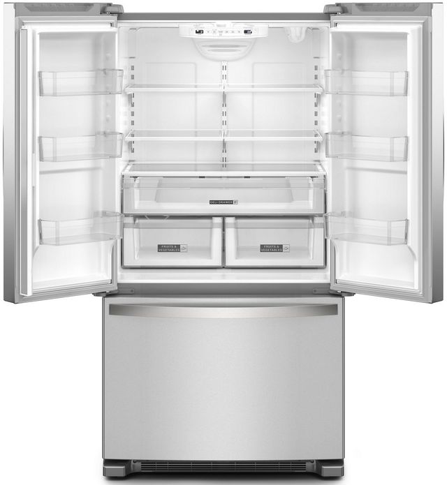 Whirlpool® 36 in. 25.2 Cu. Ft. Fingerprint Resistant Stainless Steel French Door Refrigerator-1