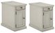 Signature Design by Ashley® Laflorn 2-Piece White End Table Set-0