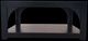 Elements International Luna Black Coffee Table-0