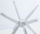 VIG Furniture Modrest Brushed Clear/Stainless Steel Dining Table-2
