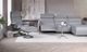 Stressless® by Ekornes® Customizable Emily Steel Long Seat Chaise Sofa with Steel Trim and Legs-1