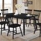 Titus Furniture Black 7 Piece Dining Set-1