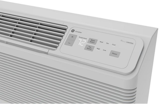 GE Zoneline® 15,000 BTU's Gray White Heat Pump Air Conditioner -1