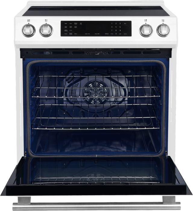 FORNO® Donatello 30" White Pro Style Induction Range-1