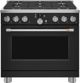 Café™ 36" Matte Black Pro Style Dual Fuel Range-0