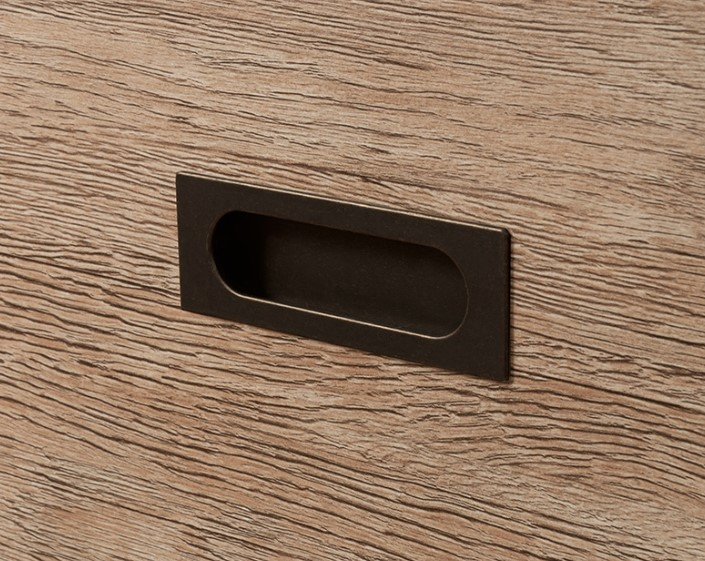 Sauder® Dixon City® Brushed Oak™ Lateral File Cabinet | Big Sandy