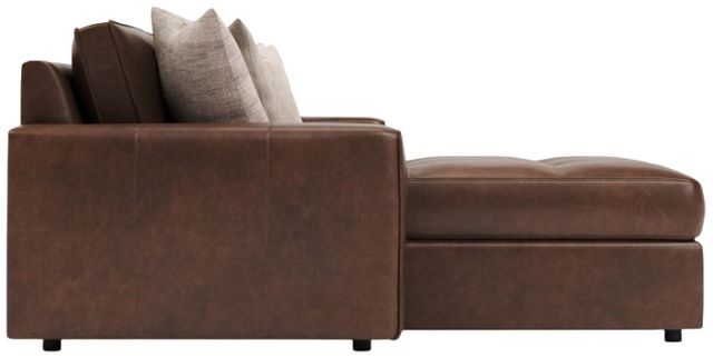 Bernhardt Nest Bernhardt Living 2-Piece Brown Leather Left-Arm Facing Sectional-3