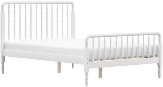 HH2 Home Alva White Full Platform Spindle Youth Bed