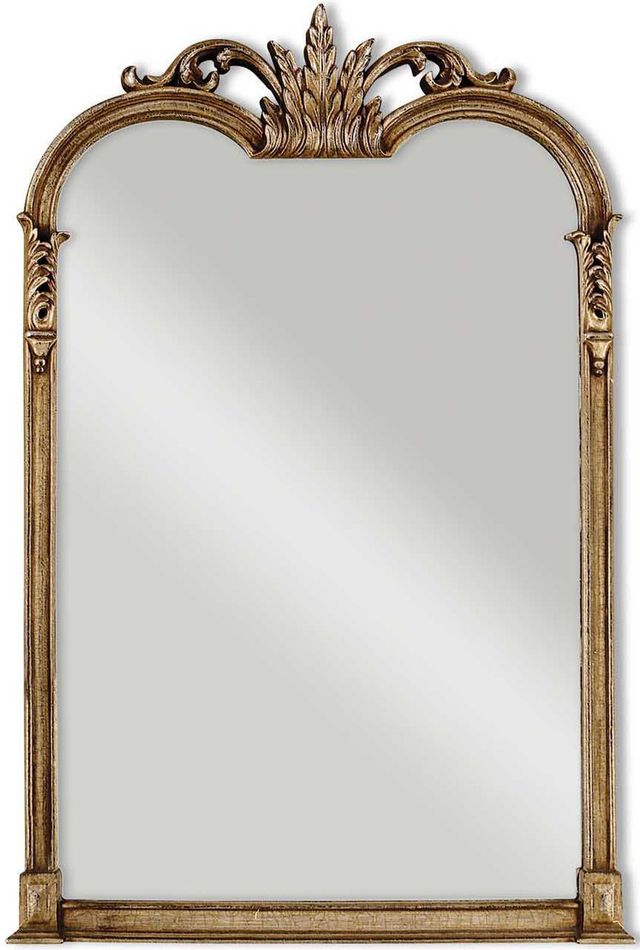 Uttermost® Jacqueline Champagne Silver Leaf Mirror-0