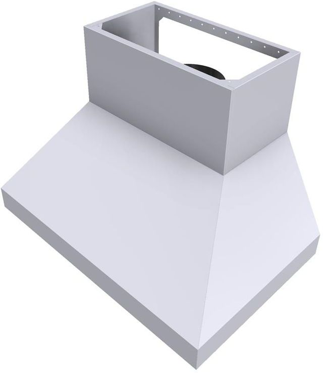 Vent-A-Hood® 42" White Euro-Style Wall Mount Range Hood-1