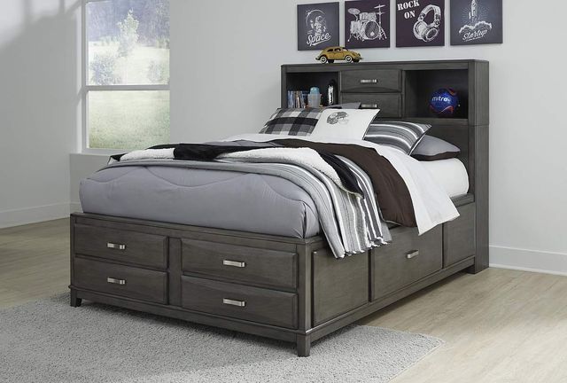 Signature Design by Ashley® Caitbrook Gray Full Storage Bed-3