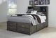 Signature Design by Ashley® Caitbrook Gray Full 7-Drawer Storage Bookcase Bed-3