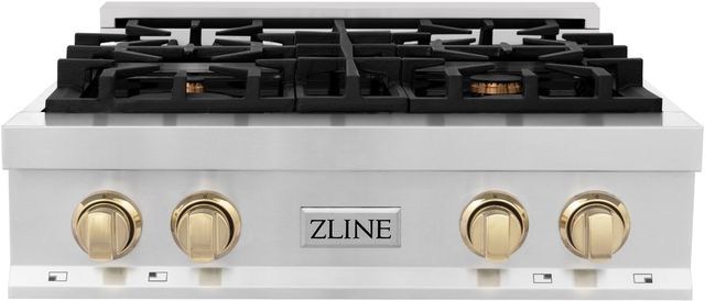 ZLINE Autograph Edition 30" Stainless Steel Gas Rangetop-0