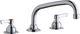 Elkay Chrome 8" Centerset Concealed Deck Faucet with Lever Handle-0