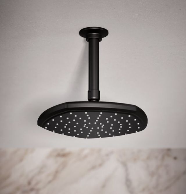 KOHLER® Occasion® Matte Black 2.5 GPM 8" Single-Function Rainhead-1