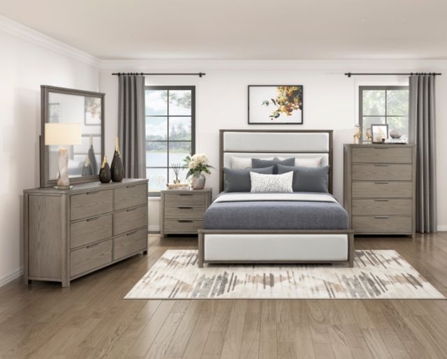 Homelegance® Dalston Light Gray Nightstand-1