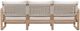 TOV Furniture Palata Cream Fabric/Wooden Outdoor Sofa-5