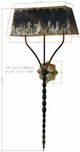 Forty West Frances Black Sconce-1