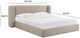 TOV Furniture Babette Tan Contract-Grade Boucle King Panel Bed-2